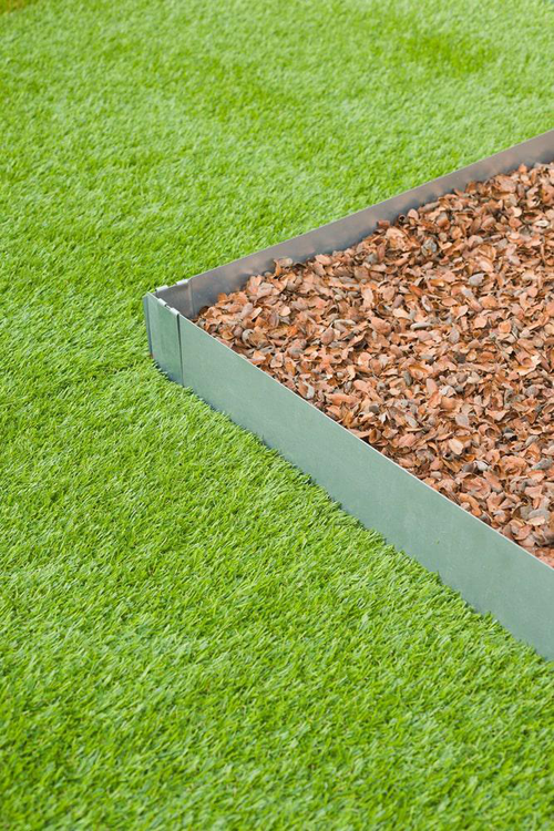 Visuel 2 du produit Bordure de jardin en métal gris Nature Outside Living - 264 x 10,2 cm