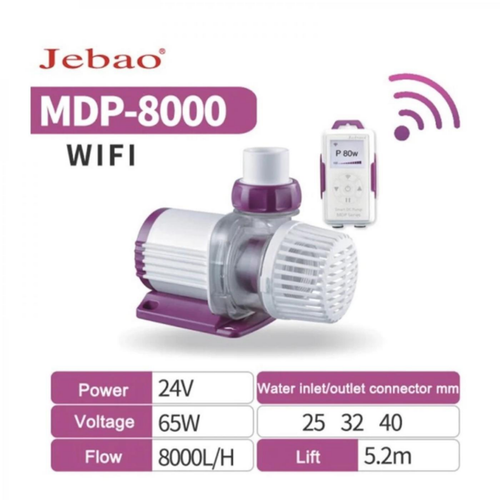 Visuel 2 du produit Pompe à eau wifi contrôlée, débit 8000L/h - JEBAO JECOD modèle MDP-8000