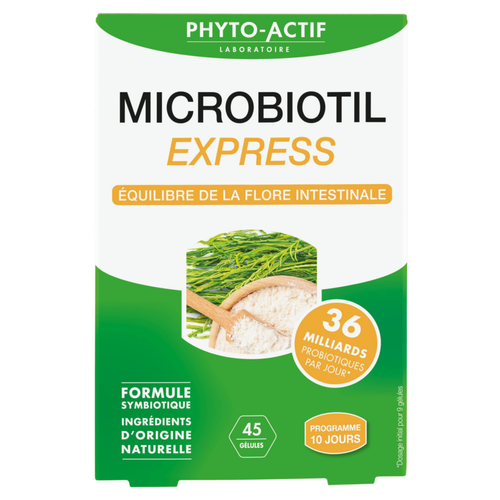 Visuel 1 du produit Microbiotil Express Phyto-Actif - 45 gélules