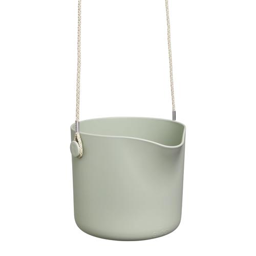 Visuel 1 du produit Cache-pot suspension b.for swing coloris vert en plastique injecté Elho -  Ø 18 x 17 cm