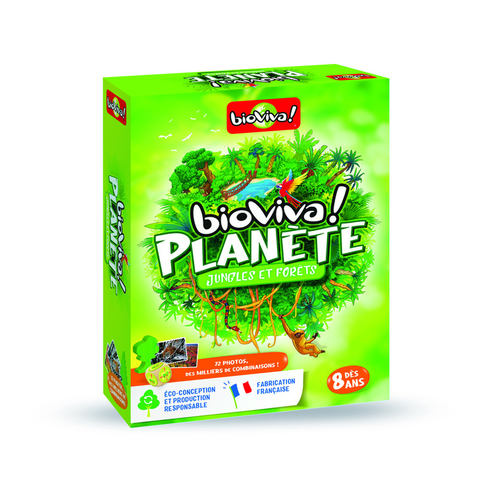 Visuel 1 du produit Jeux Bioviva Planète - Jungles et forêts Bioviva Éditions