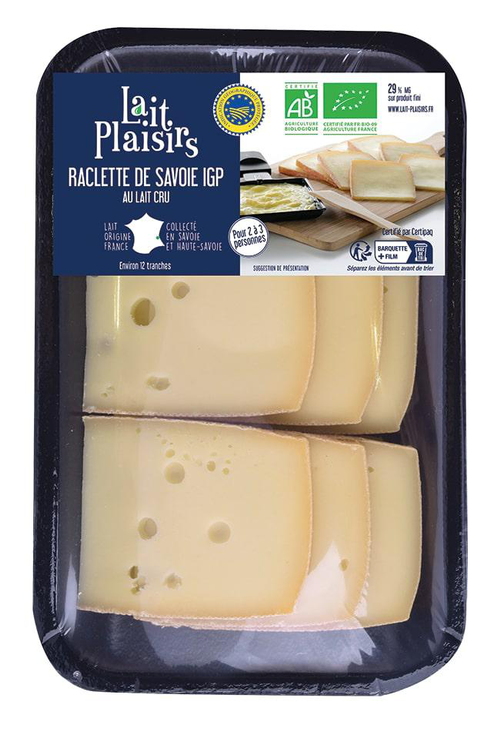 Visuel 1 du produit Raclette de Savoie IGP bio au lait cru Laits Plaisirs - 300 g