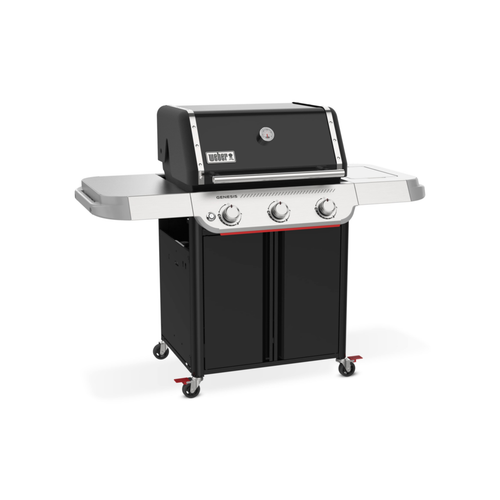 Visuel 3 du produit Barbecue gaz Genesis E-315W avec plancha et housse offerte coloris noir en fonte émaillé Weber - 122 x 69 x 147 cm
