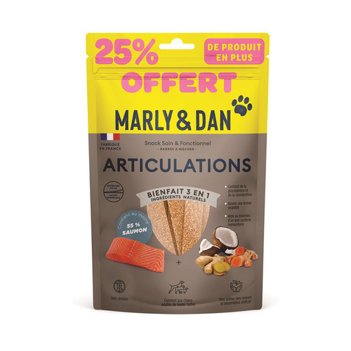Visuel 1 du produit Friandises pour chien Marly & Dan Articulations - 25 % offert - 100g