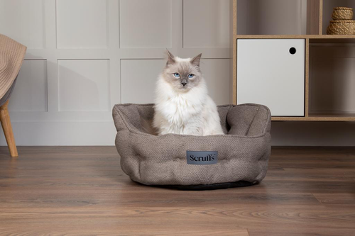 Visuel 3 du produit Couchage pour chat ou petit chien coloris gris lit rond Scruffs Seattle - Ø 45 cm