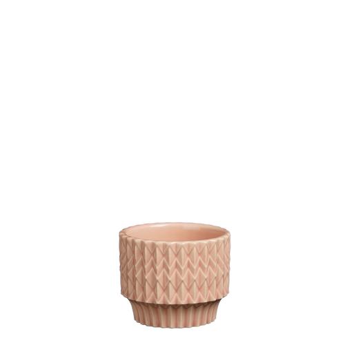 Visuel 1 du produit Pot baby coloris rose Lauria - 6 x Ø 7,5 cm