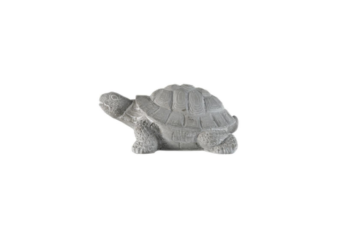 Visuel 1 du produit Tortue en ciment gris Pot&Déco - 13 x 9 x 7,5 cm