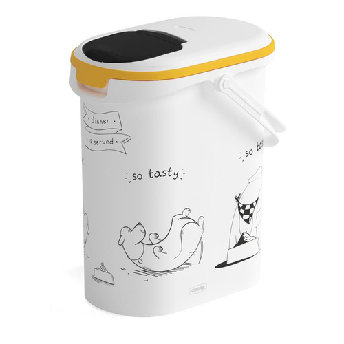 Visuel 1 du produit Verseuse à croquettes pour chien blanche Curver - 4 kg