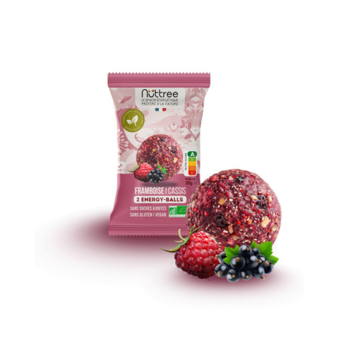 Visuel 1 du produit Boules framboise cassis bio Nüttree Energy-balls - 2 x 15 g