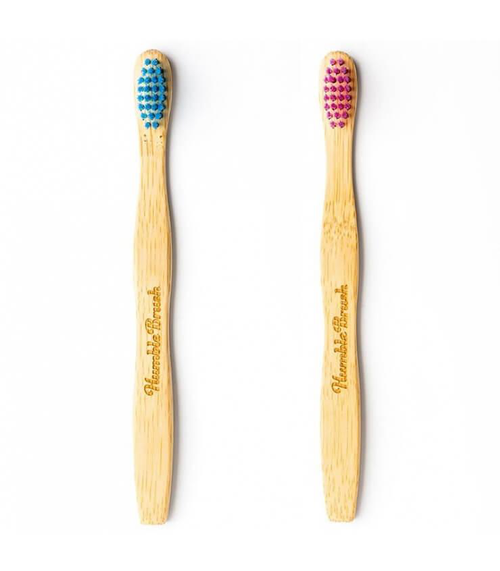 Visuel 1 du produit Brosse à dents en Bambou enfant the Humble Co. - Pack de 2