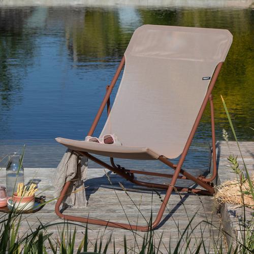 Visuel 4 du produit Maxi Transat Colorblock Batyline® Canyon tube Lafuma Mobilier - 62 x 83 x 94 cm