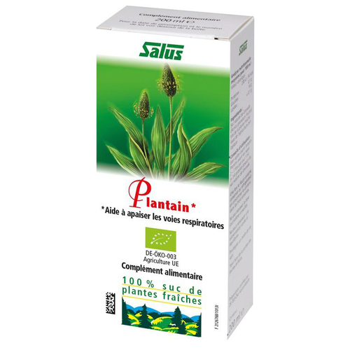 Visuel 1 du produit Suc de plantes fraîches bio Salus Plantain - 200 ml
