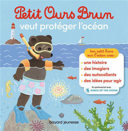 Visuel 1 du produit Livre "Petit Ours Brun veut protéger l’océan" aux Éditions Bayard Jeunesse