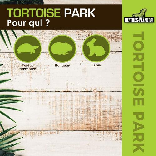 Visuel 5 du produit Tortoise Park pour tortue enclos extérieur grillagé en bois Reptile Planet – 200 x 100 x 25 cm