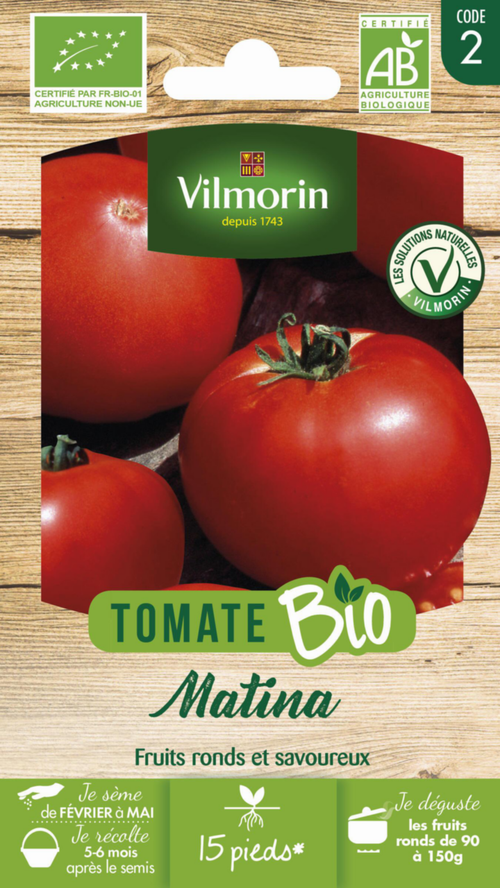 Visuel 1 du produit Tomate Matina Bio Vilmorin - graines à semer