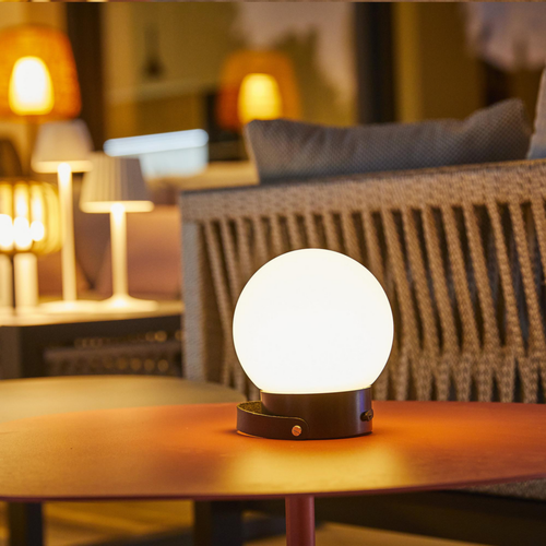 Visuel 2 du produit Lampe baladeuse solaire Globy Batimex - Ø 14 x 22 cm