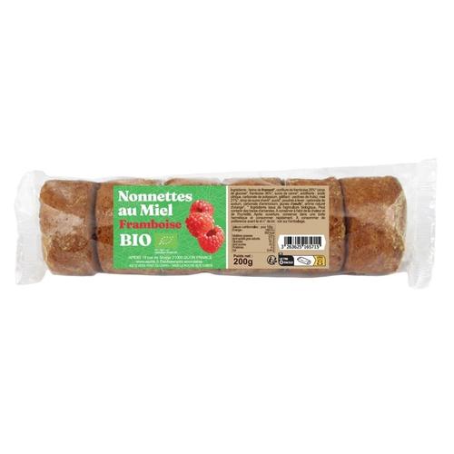 Visuel 1 du produit Nonnettes aux framboises bio Apidis 200gr