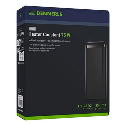 Visuel 1 du produit Chauffage aquarium 75 Watts, constante et efficace - DENNERLE Heater