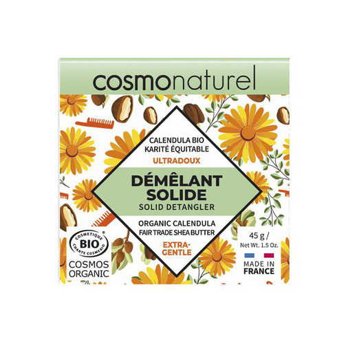 Visuel 1 du produit Démêlant solide ultra doux calendula et karité Cosmo Naturel - 45 g