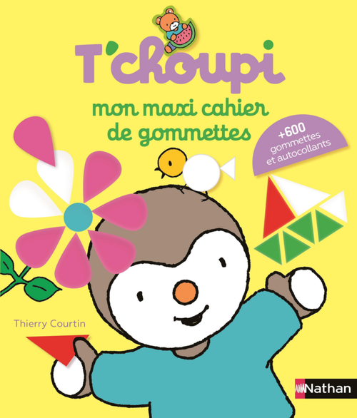 Visuel 1 du produit Maxi cahier gommettes T'choupi - 600 gommettes et autocollants