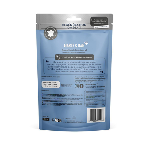 Visuel 2 du produit Friandises pour chien oméga 3 Marly & Dan Régénération - 60g
