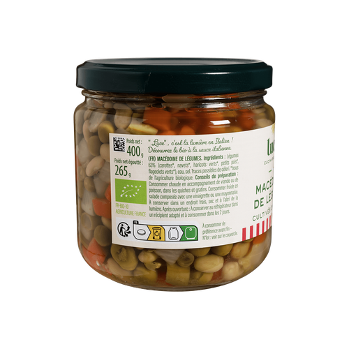 Visuel 3 du produit Macédoine de légumes bio Luce - 400 g