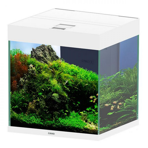 Visuel 1 du produit Aquarium tout équipé blanc, matière durable - CIANO Emotions Pro 40 - 52L