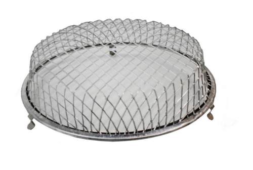 Visuel 1 du produit Grille de protection pour Black Clamp 14 coloris argent Reptile Planet - Ø 146 mm x H 25 mm