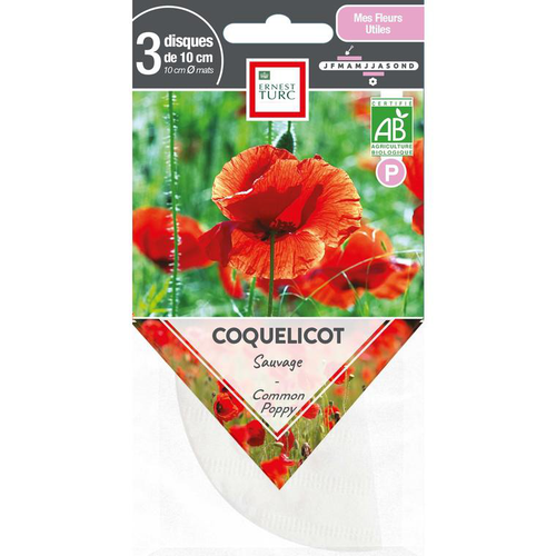 Visuel 1 du produit Graines de Coquelicot sauvage bio Ernest Turc - graines à semer