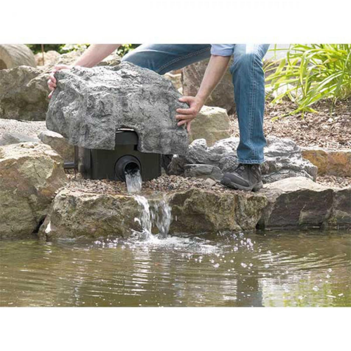 Visuel 4 du produit Filtre de bassin FiltoMatic Cap CWS XL - habillage rocher pour camoufler, marque OASE - pour FiltoMatic 25000