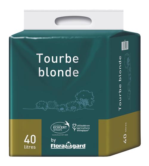 Visuel 1 du produit Tourbe blonde en sac cubique à poignée botanic®- 40 L