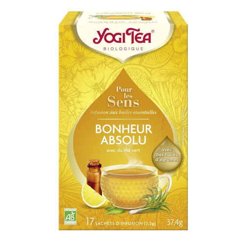 Visuel 1 du produit Boite de thé Pour les sens Bonheur absolu Yogi Tea