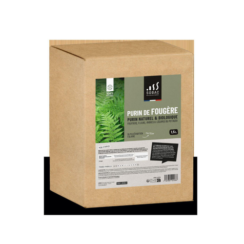 Visuel 1 du produit Purin de fougère 100 % naturel Sobac - 1,5 L