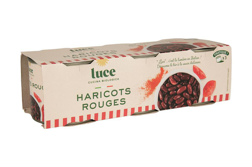 Visuel 1 du produit Haricot rouge bio Luce - 3 x 200 g