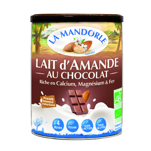 Visuel 1 du produit Lait amande au chocolat poudre 400g