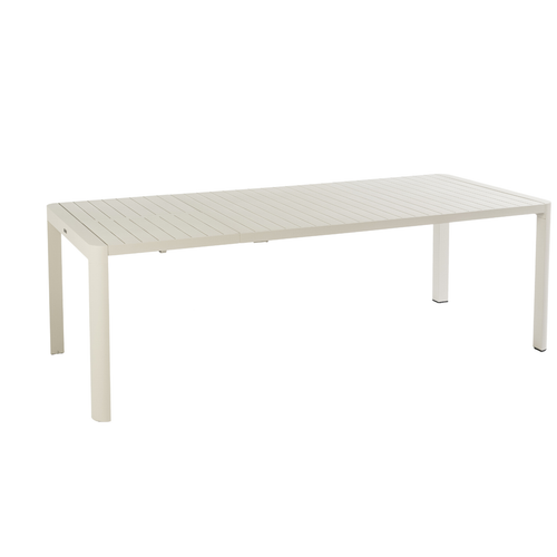 Visuel 3 du produit Table de jardin en aluminium Filao coloris beige Bizzotto - 180/240 x 100 cm