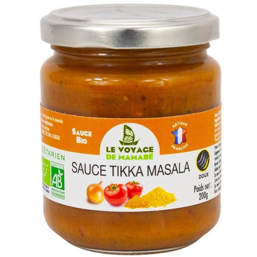 Visuel 1 du produit Sauce tikka masala bio Le voyage de Mamabé - 200 g