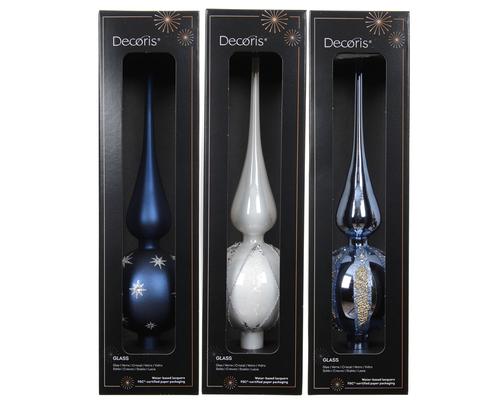 Visuel 1 du produit Cimier pic en verre brillant - Ø 8 x H 31 cm