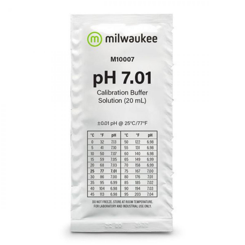 Visuel 1 du produit Solution étalon pH 7.01, 20ml - MILWAUKEE
