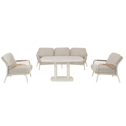 Visuel 11 du produit Fauteuil Eulero alu/teck/corde