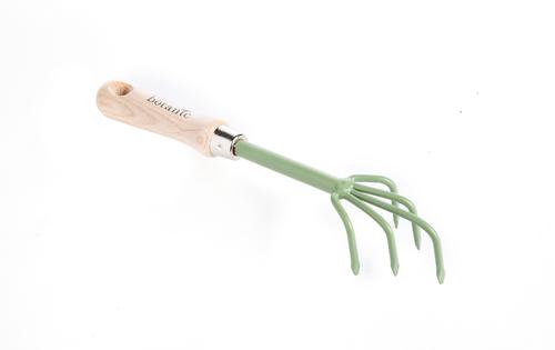 Visuel 4 du produit Lot d'outils à main pour le jardin coloris amande (transplantoir, serfouette, griffe) botanic® - 3 outils