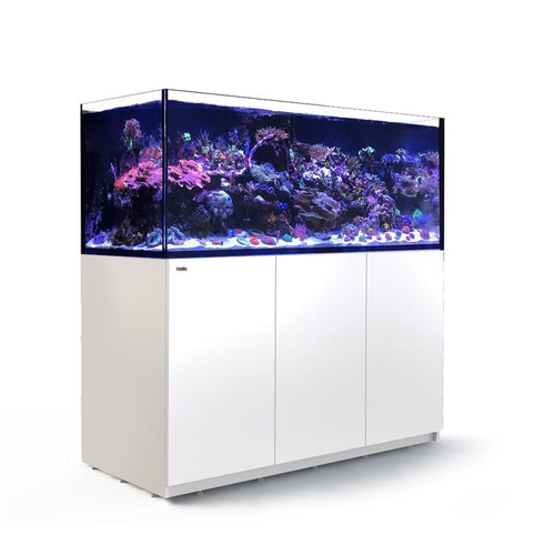 Visuel 1 du produit Aquarium eau de mer avec un meuble coloris blanc Reefer™ XXL 625 Red Sea - 150 x 65 x 148 cm