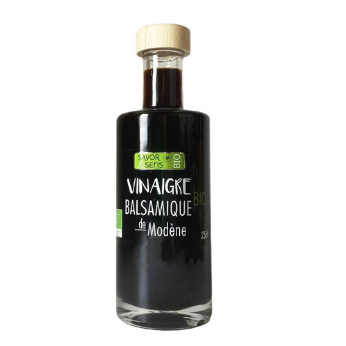 Visuel 1 du produit Vinaigre balsamique nature bio Savor et Sens - 25 cl