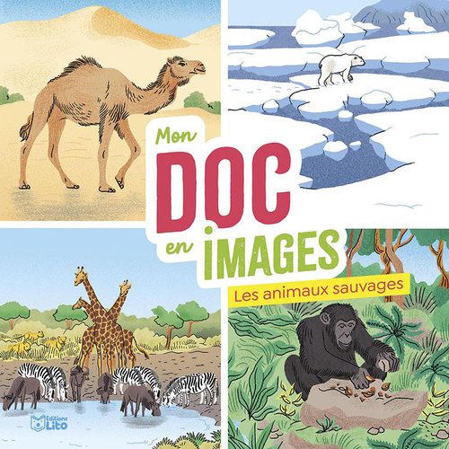 Visuel 1 du produit Livre pour enfant Les animaux sauvages Les premiers documentaires éditions Lito