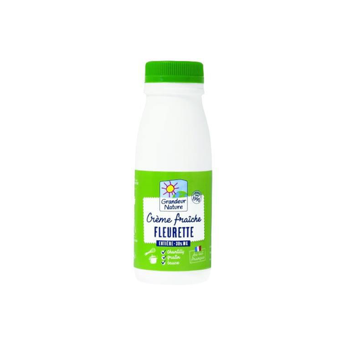 Visuel 1 du produit Crème fraîche fleurette Grandeur Nature - 25 cl