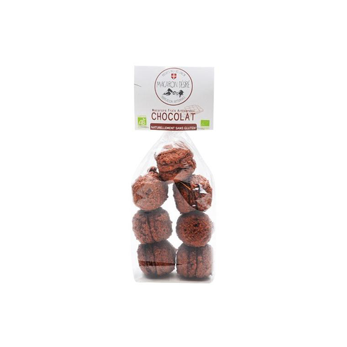 Visuel 1 du produit Macarons bio au chocolat Biscuit bio des Savoie - 150 g