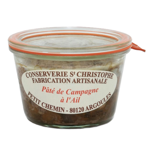 Visuel 1 du produit Pâté de campagne à l’ail Conserverie St Christophe - 270 g