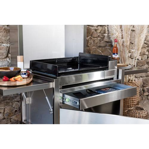 Visuel 4 du produit Chariot premium fermé en inox 60 Forge Adour - 174,5 x 55,6 x 104,2 cm