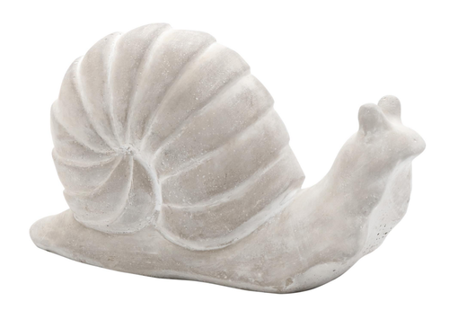 Visuel 1 du produit Figurine escargot coloris gris en ciment 21 x10,5 x 12,5 cm