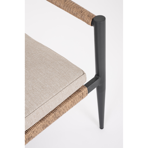 Visuel 4 du produit Salon bas en aluminium anthracide Bizzotto Jandia Naturel